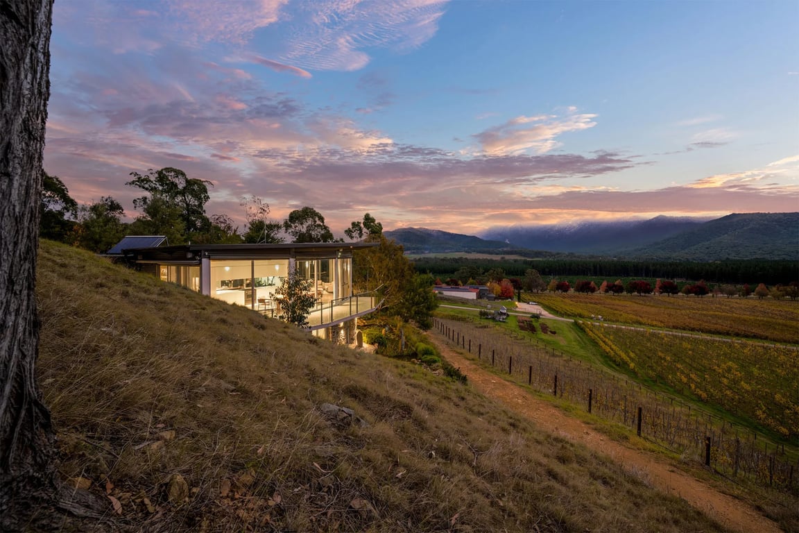 Feathertop Winery in Porepunkah, VIC