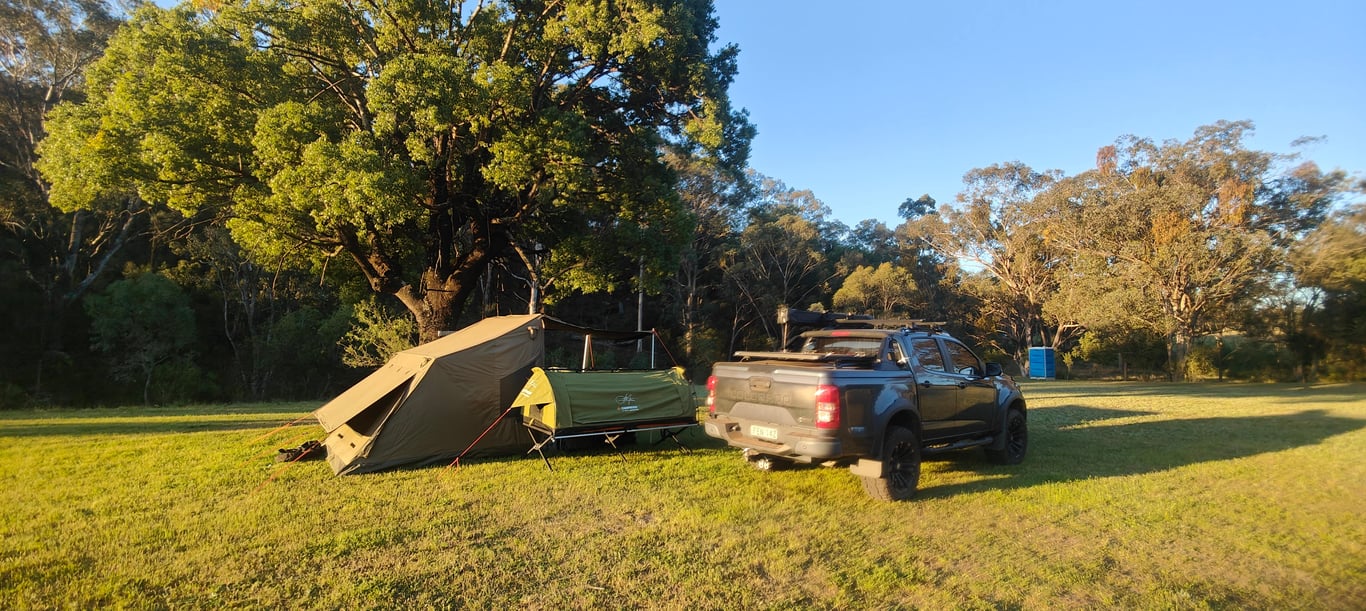 Hillside Camp on Bow River in Merriwa, NSW
