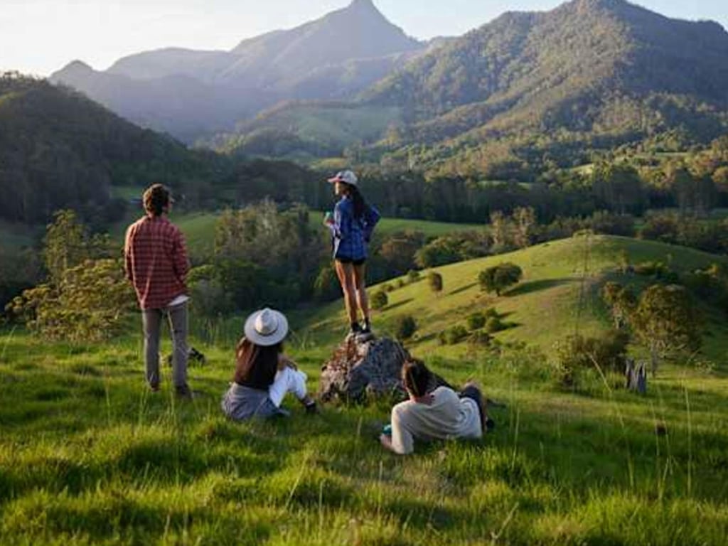 Hilltop View in Uki, NSW