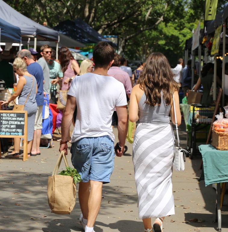 Northey Street Organic Farmers Market in Windsor, QLD